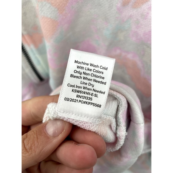 Evereve | NWT Peyton Jensen Mia Tie Dye Zip Sweatshirt // L - Picture 10 of 13